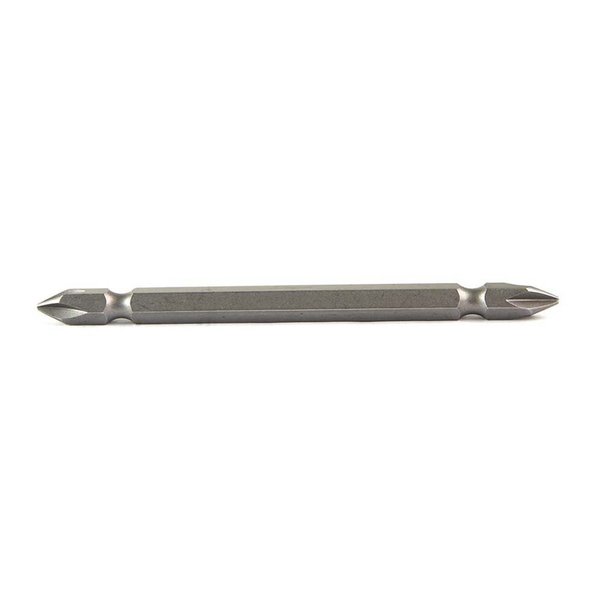 Superior Steel 2# Phillips Double End Screwdriver Bits - 4 Inch Long, PK 25 Pack SP402D-25B